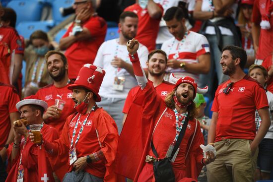 Russia Soccer Euro 2020 Switzerland - Spain