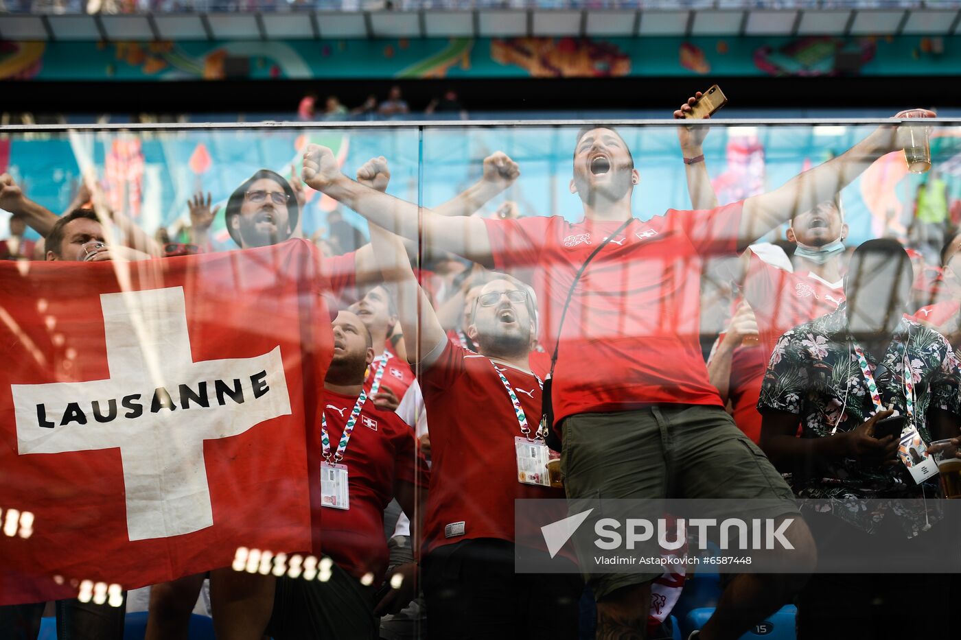 Russia Soccer Euro 2020 Switzerland - Spain