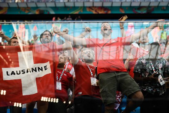 Russia Soccer Euro 2020 Switzerland - Spain