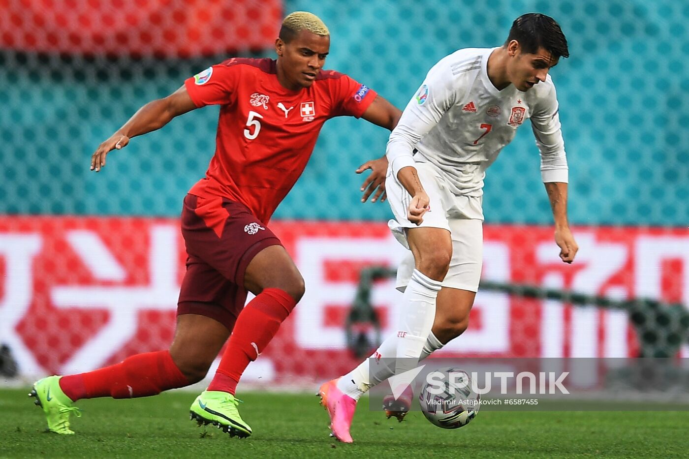 Russia Soccer Euro 2020 Switzerland - Spain
