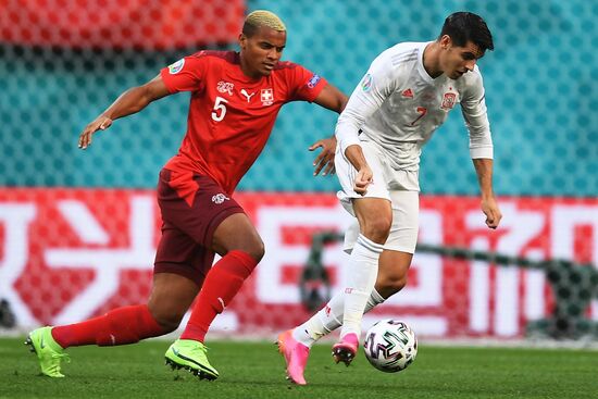 Russia Soccer Euro 2020 Switzerland - Spain