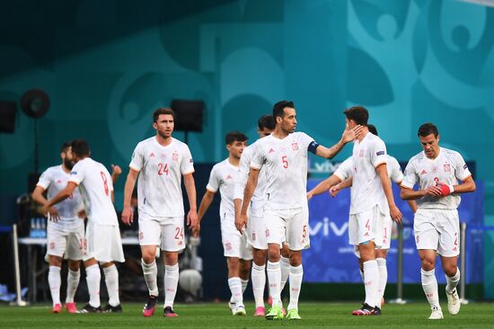 Russia Soccer Euro 2020 Switzerland - Spain