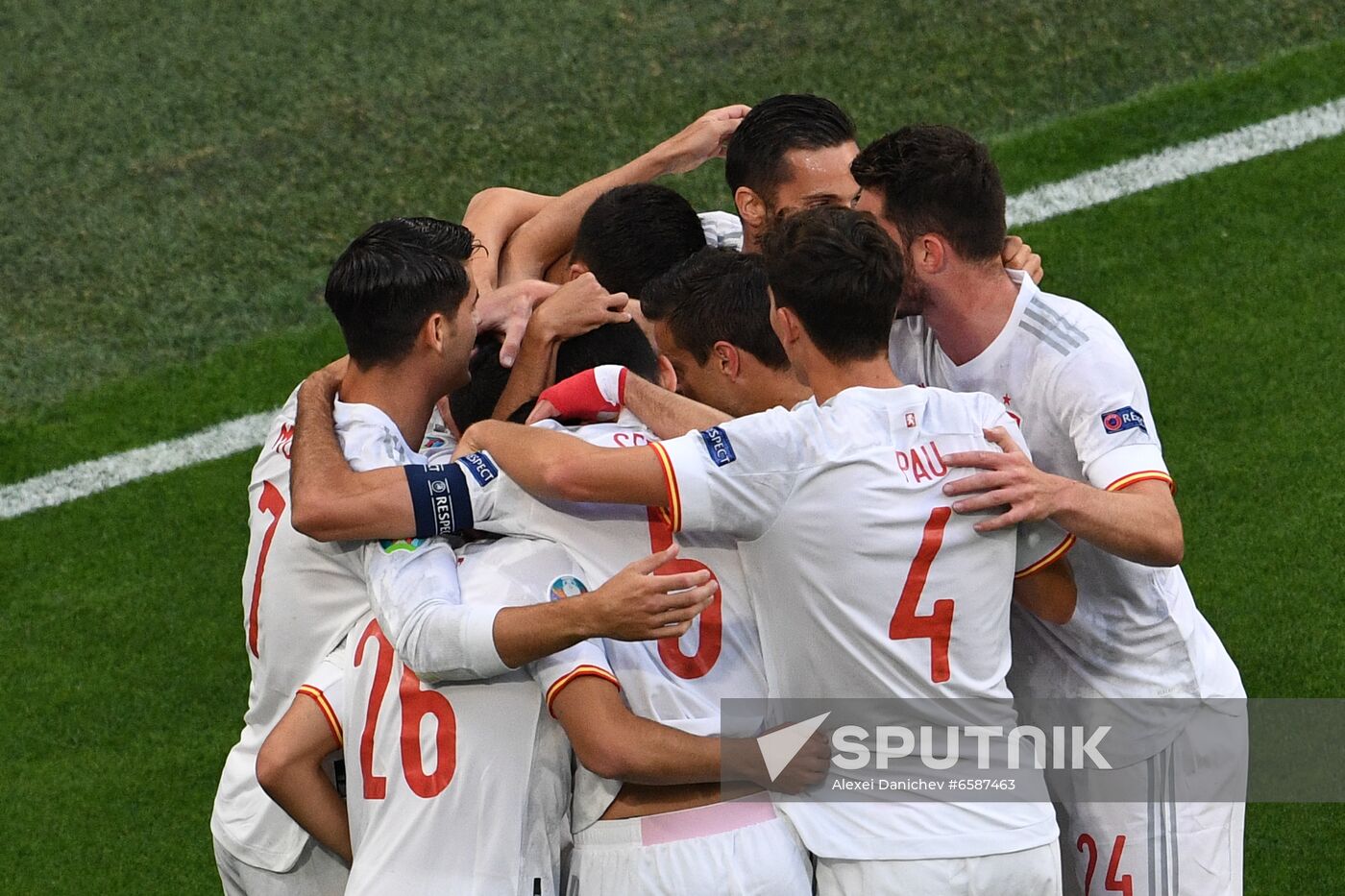 Russia Soccer Euro 2020 Switzerland - Spain