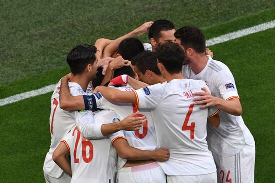 Russia Soccer Euro 2020 Switzerland - Spain