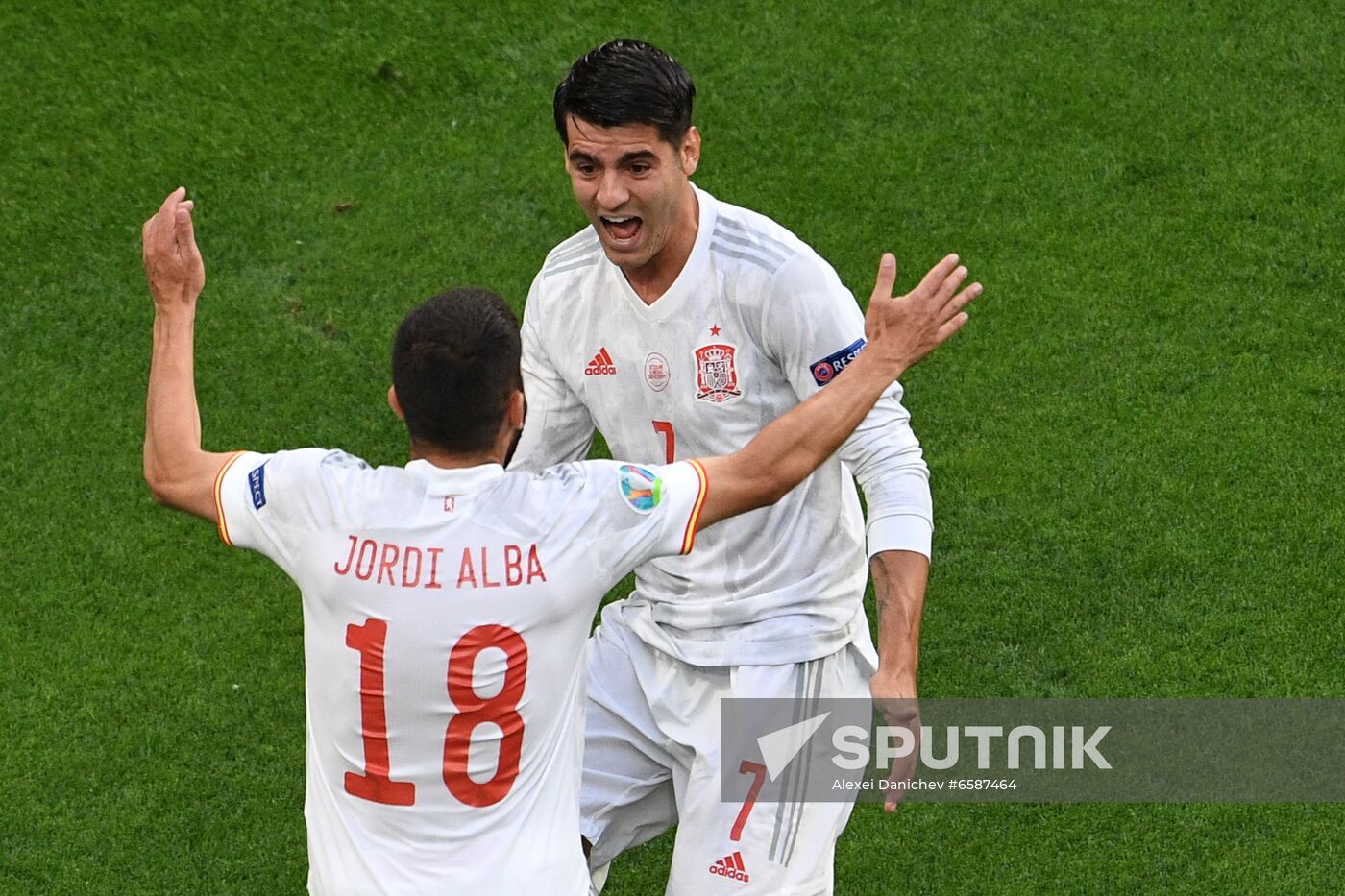 Russia Soccer Euro 2020 Switzerland - Spain