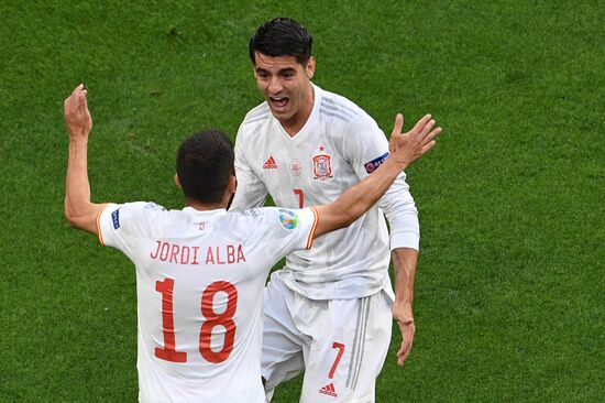 Russia Soccer Euro 2020 Switzerland - Spain