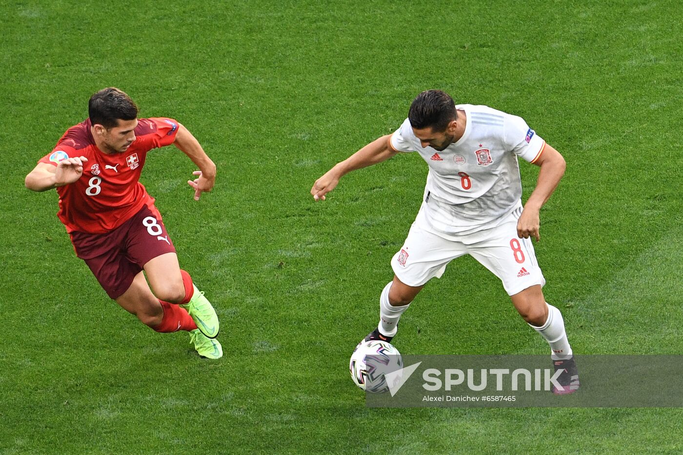 Russia Soccer Euro 2020 Switzerland - Spain