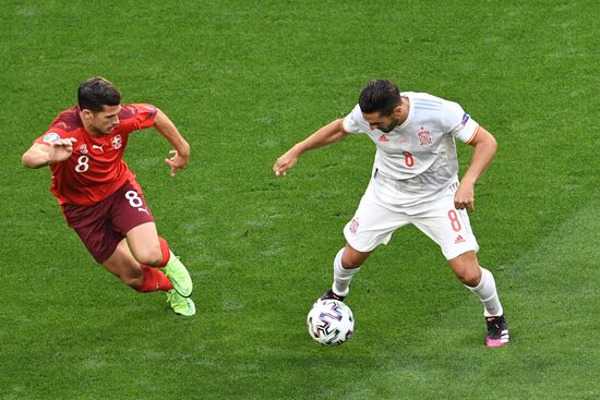 Russia Soccer Euro 2020 Switzerland - Spain