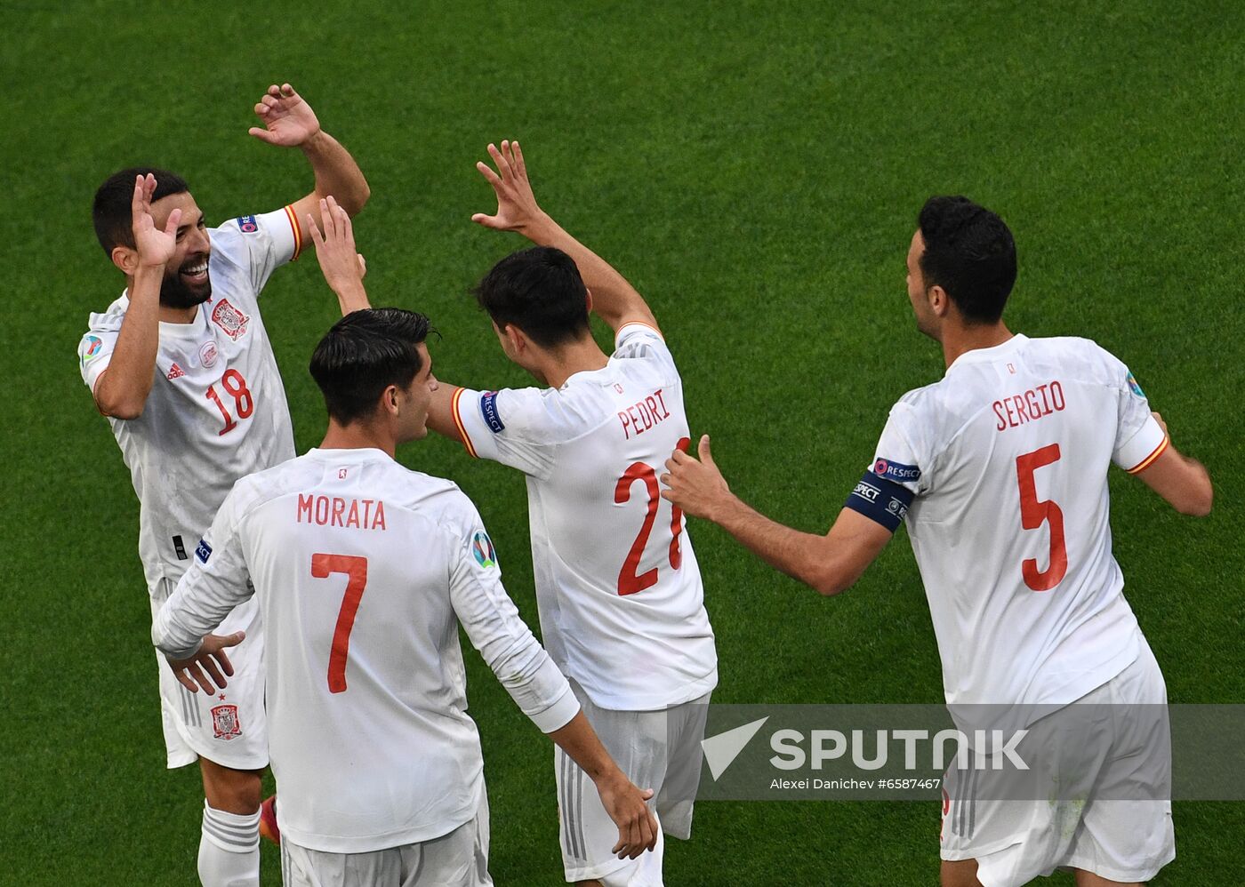 Russia Soccer Euro 2020 Switzerland - Spain