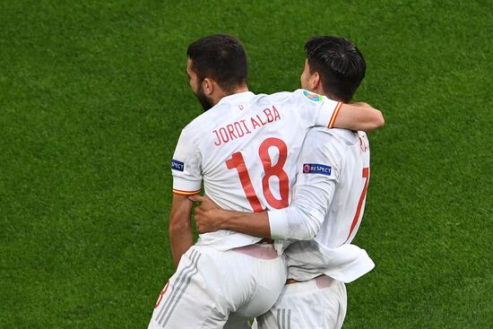 Russia Soccer Euro 2020 Switzerland - Spain