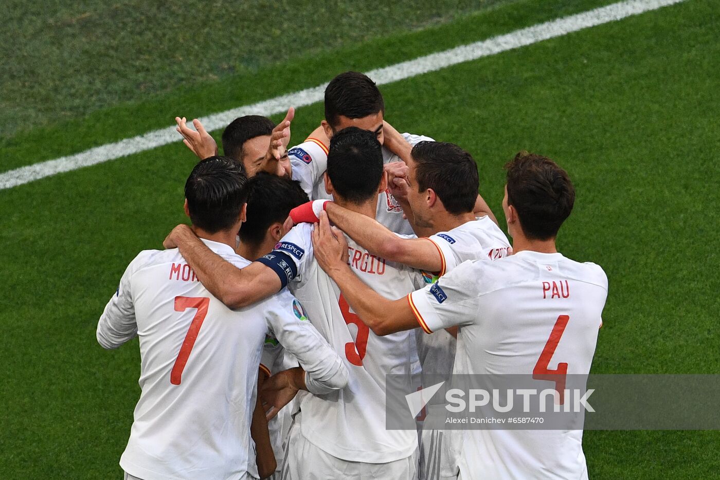 Russia Soccer Euro 2020 Switzerland - Spain