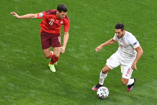 Russia Soccer Euro 2020 Switzerland - Spain