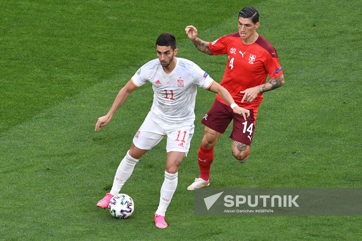 Russia Soccer Euro 2020 Switzerland - Spain