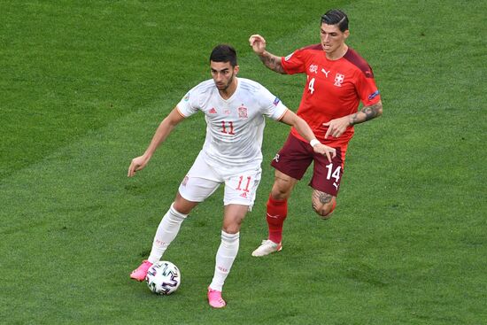 Russia Soccer Euro 2020 Switzerland - Spain
