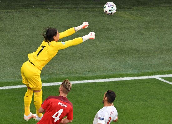 Russia Soccer Euro 2020 Switzerland - Spain