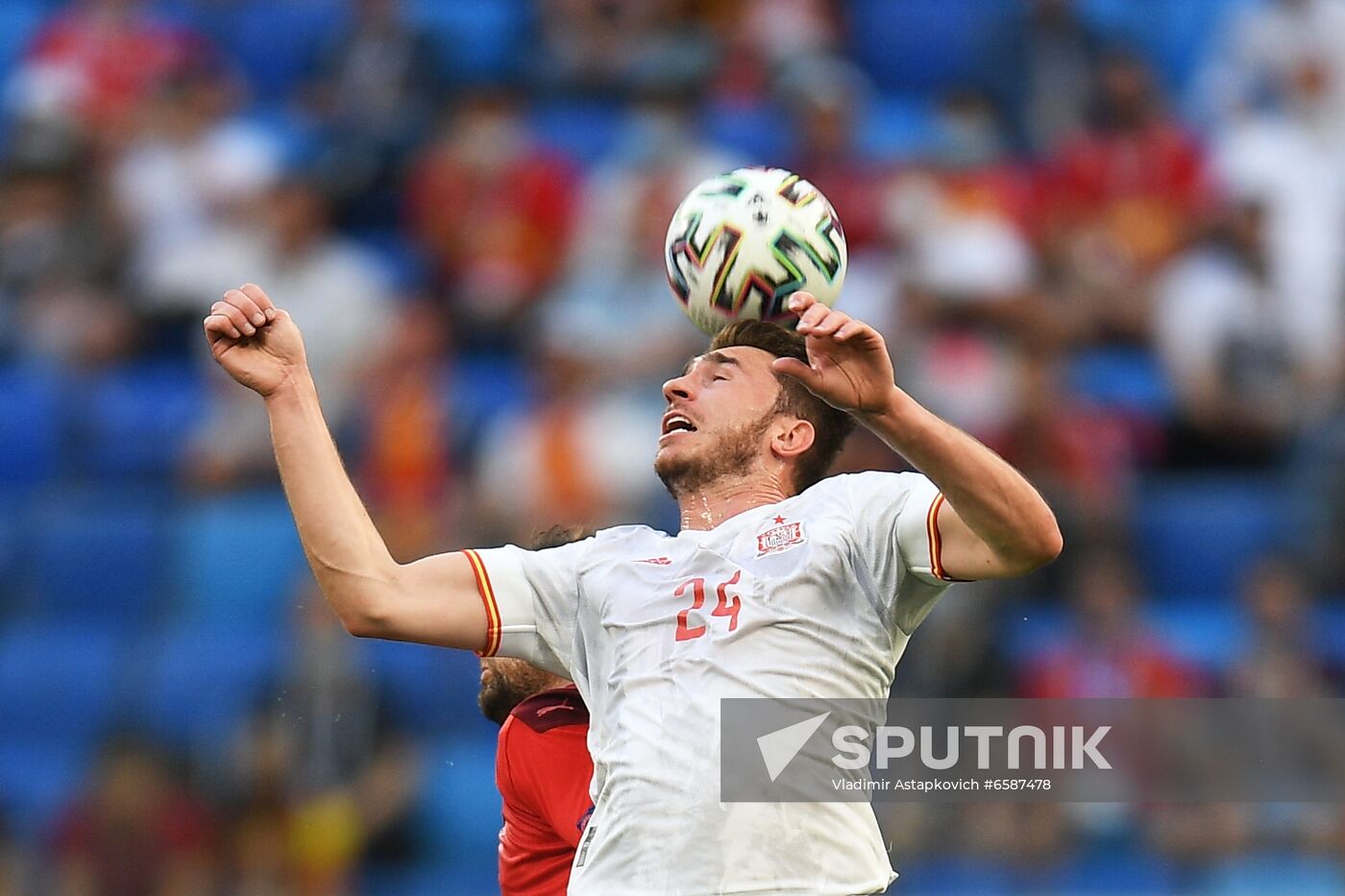 Russia Soccer Euro 2020 Switzerland - Spain