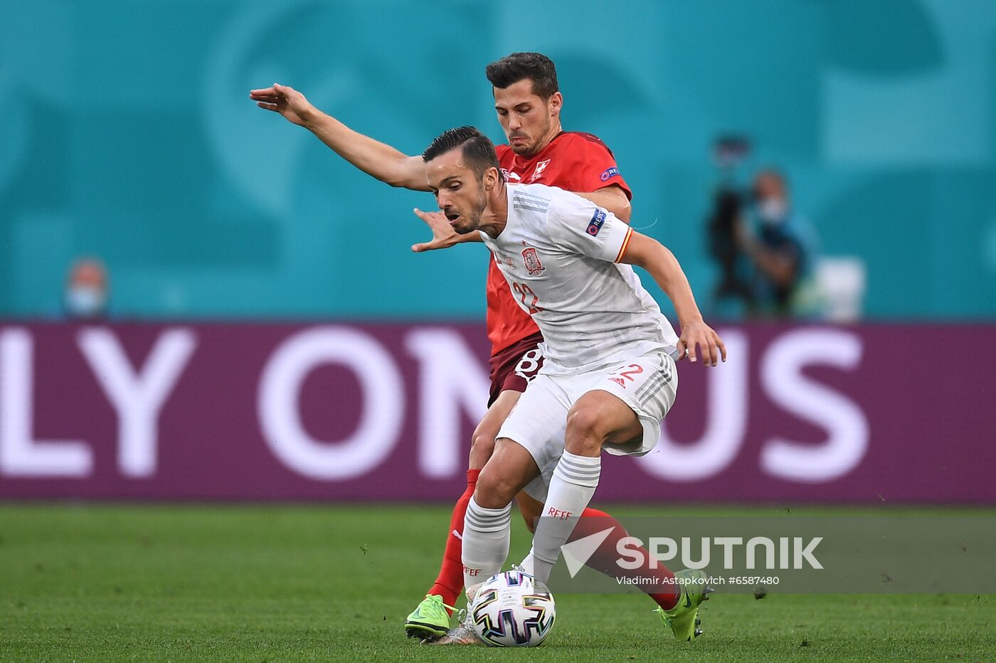 Russia Soccer Euro 2020 Switzerland - Spain