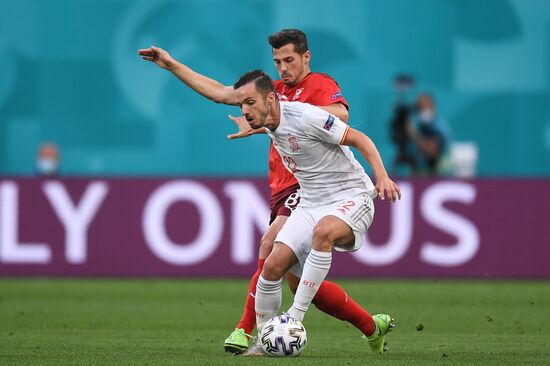 Russia Soccer Euro 2020 Switzerland - Spain