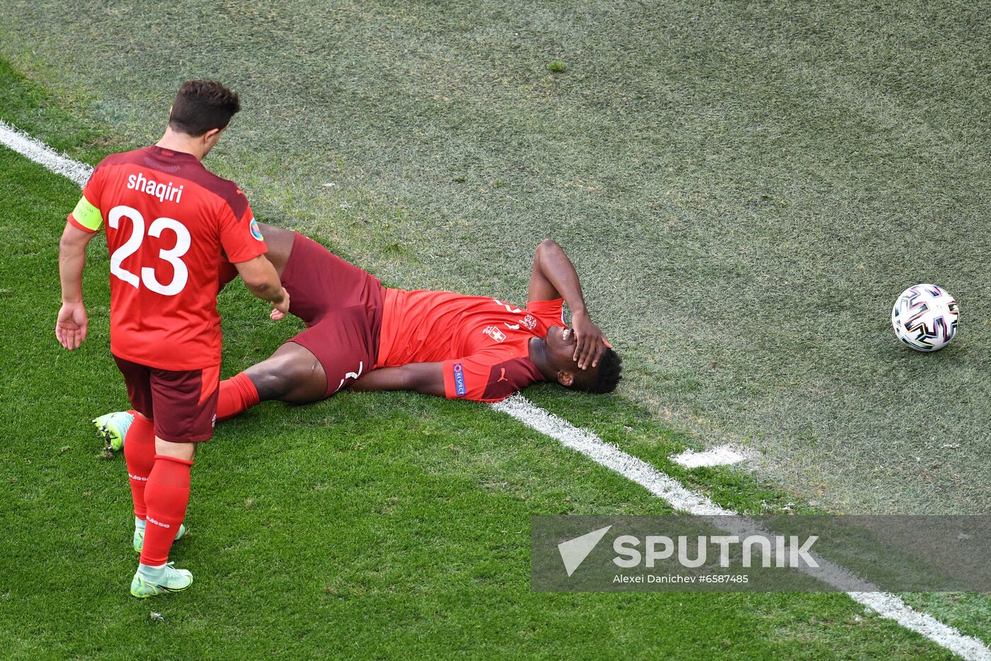 Russia Soccer Euro 2020 Switzerland - Spain