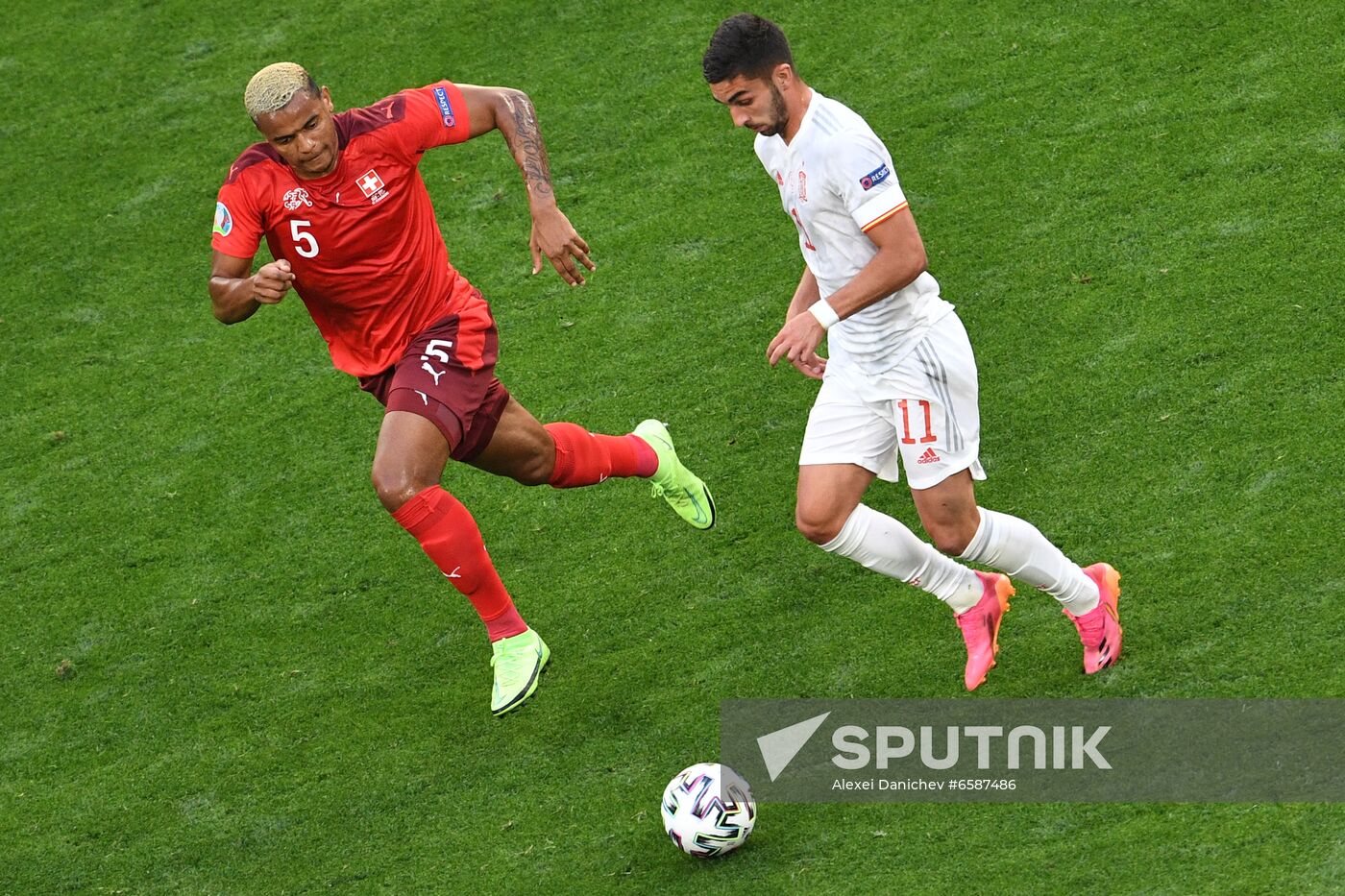 Russia Soccer Euro 2020 Switzerland - Spain