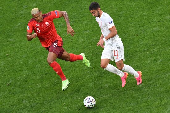 Russia Soccer Euro 2020 Switzerland - Spain