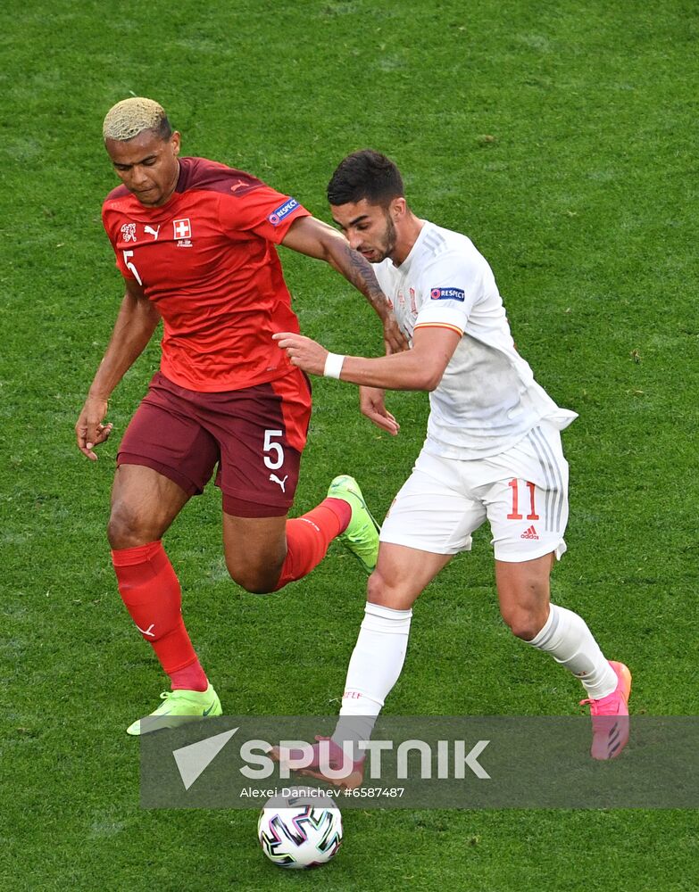 Russia Soccer Euro 2020 Switzerland - Spain