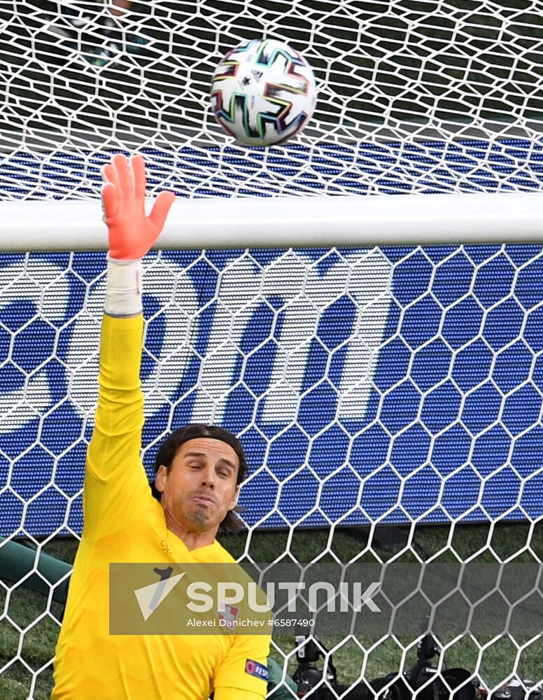Russia Soccer Euro 2020 Switzerland - Spain