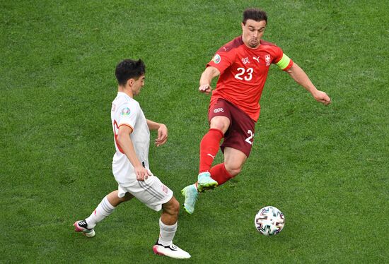 Russia Soccer Euro 2020 Switzerland - Spain
