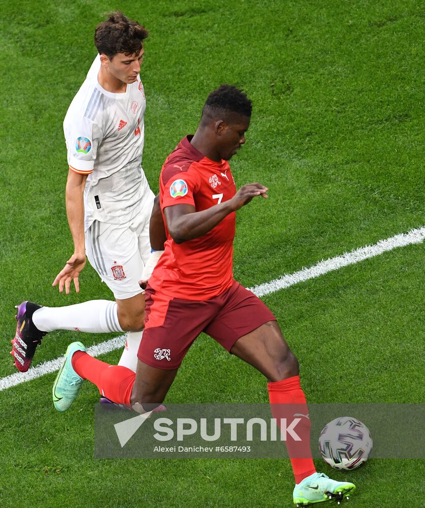 Russia Soccer Euro 2020 Switzerland - Spain