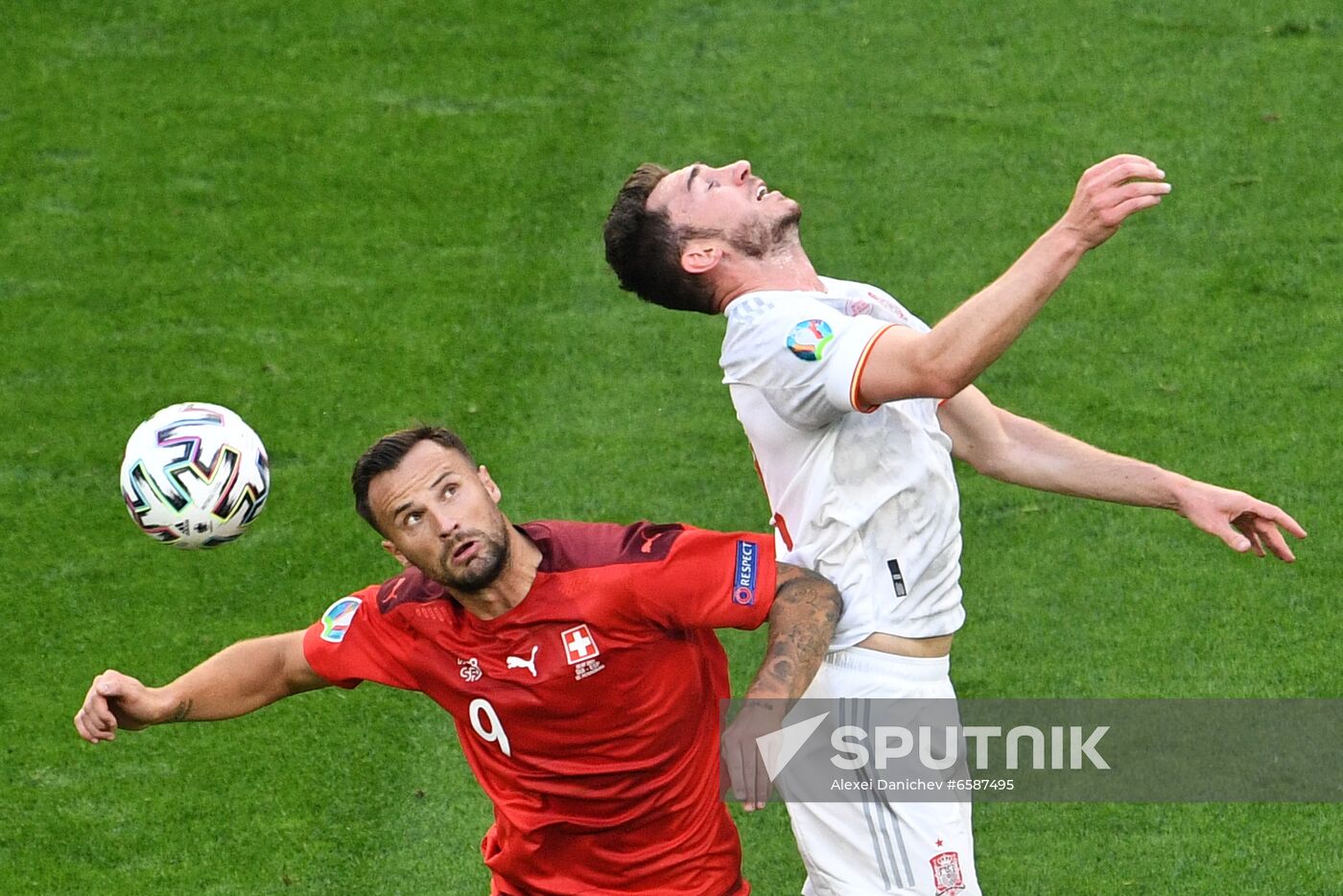 Russia Soccer Euro 2020 Switzerland - Spain