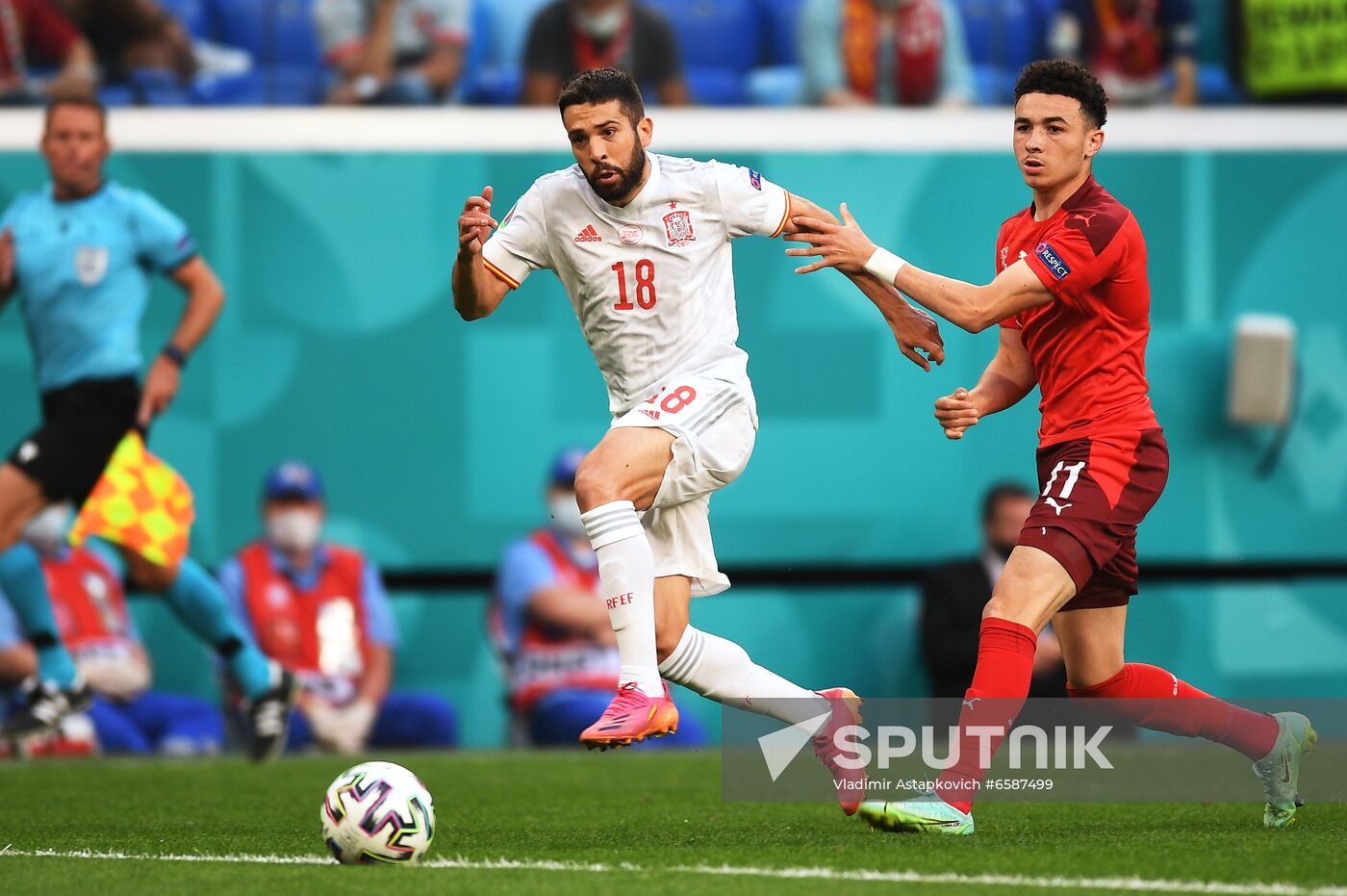 Russia Soccer Euro 2020 Switzerland - Spain