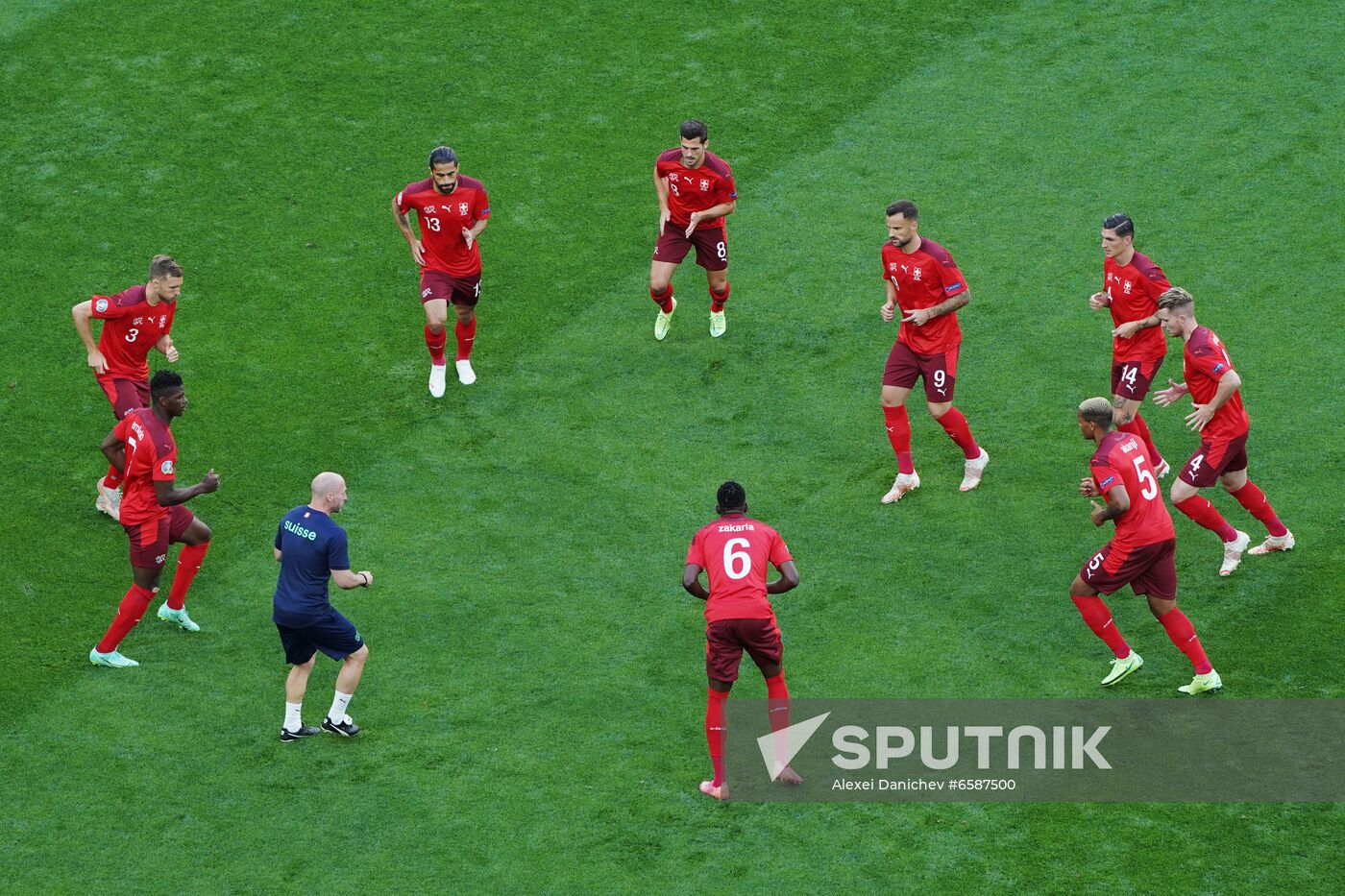 Russia Soccer Euro 2020 Switzerland - Spain
