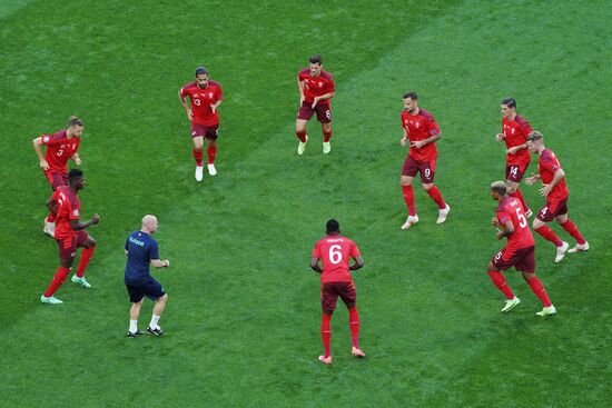 Russia Soccer Euro 2020 Switzerland - Spain