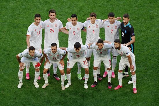 Russia Soccer Euro 2020 Switzerland - Spain