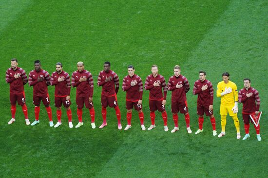 Russia Soccer Euro 2020 Switzerland - Spain