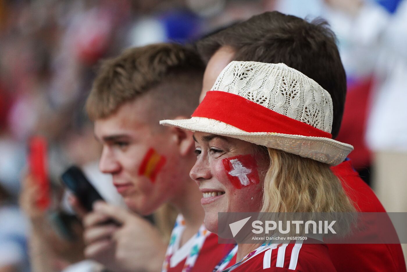 Russia Soccer Euro 2020 Switzerland - Spain