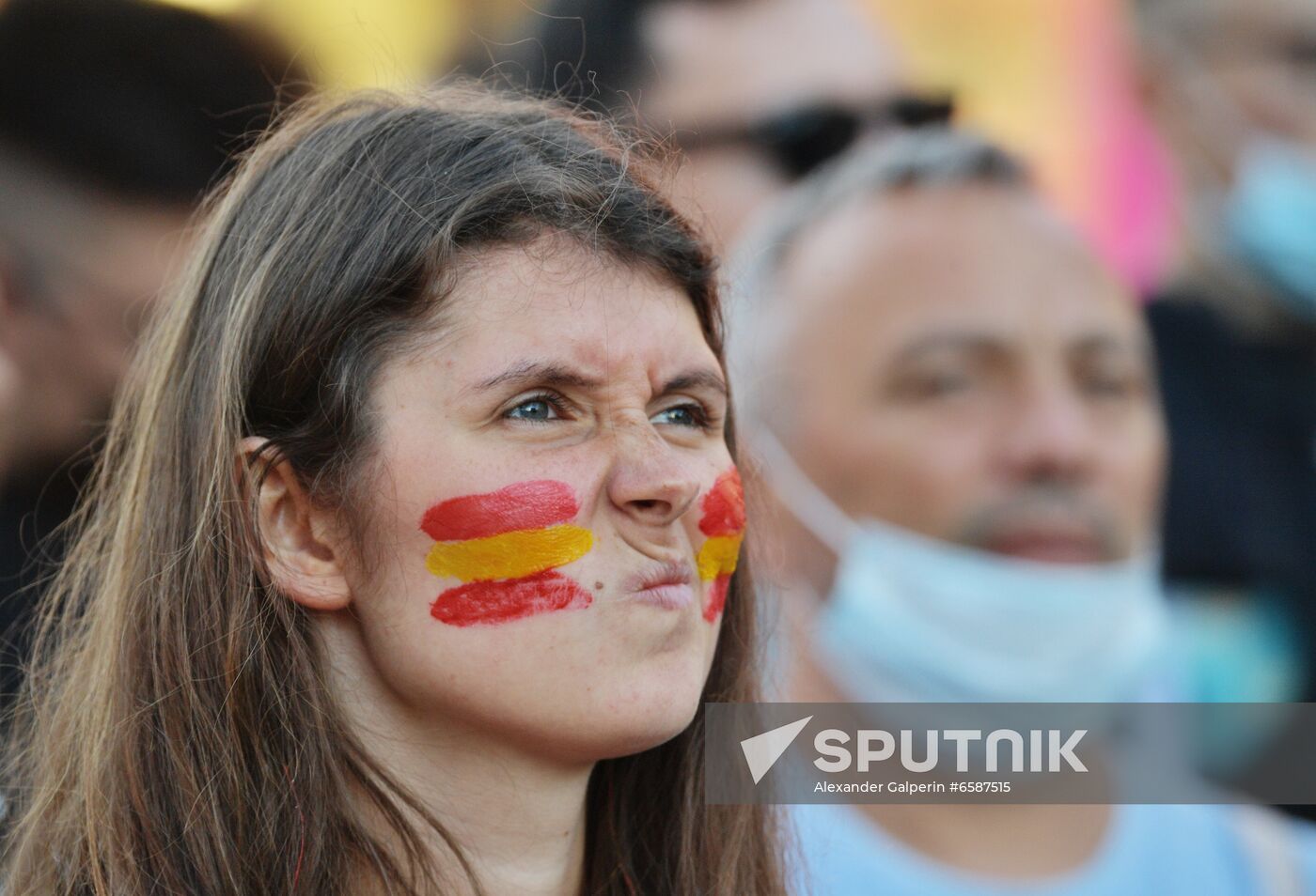 Russia Soccer Euro 2020 Switzerland - Spain Broadcasting