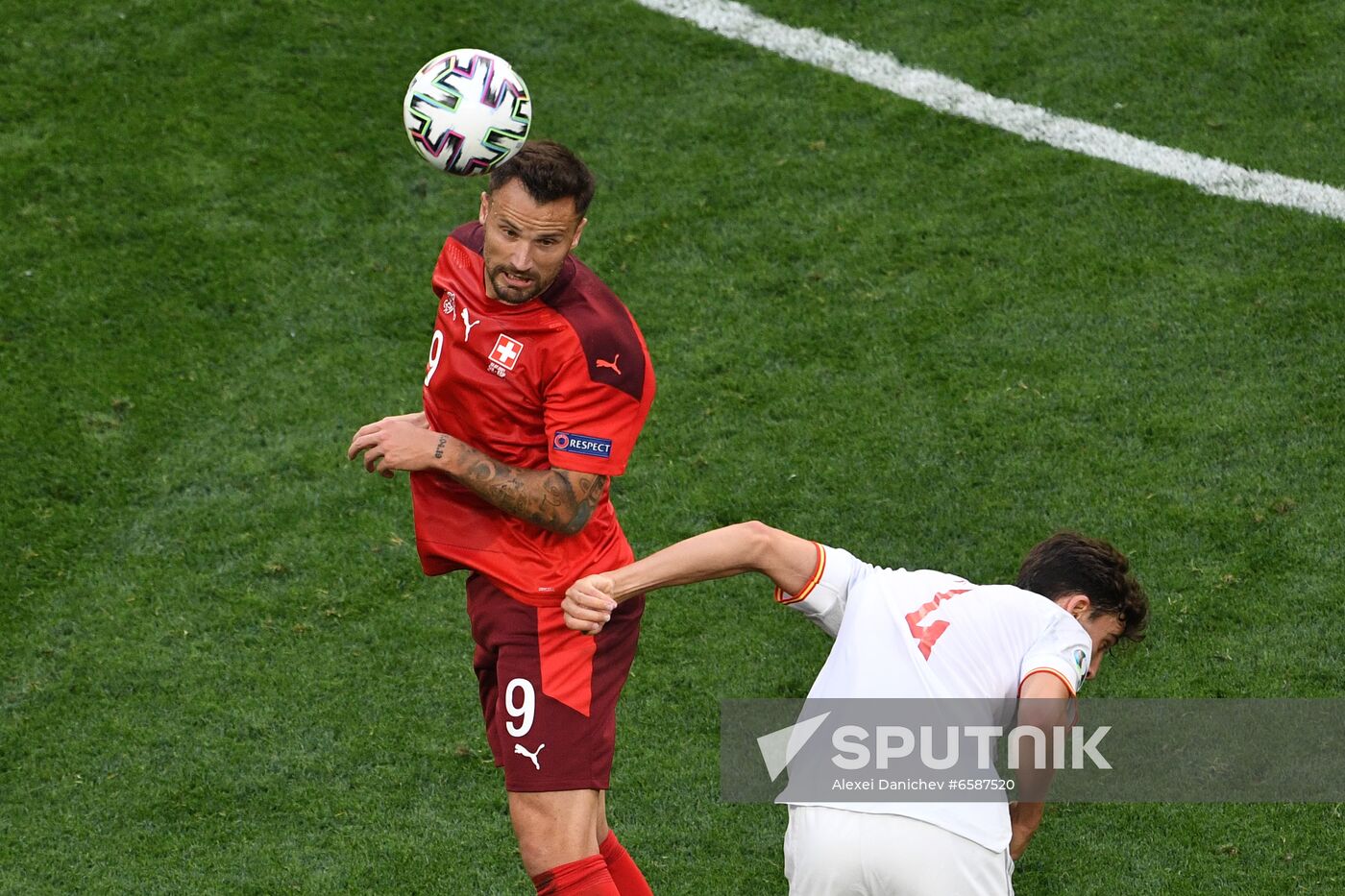 Russia Soccer Euro 2020 Switzerland - Spain