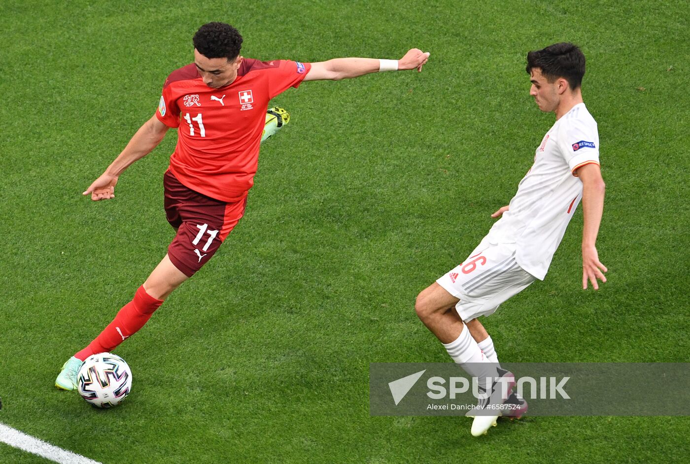 Russia Soccer Euro 2020 Switzerland - Spain