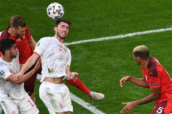 Russia Soccer Euro 2020 Switzerland - Spain