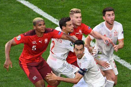 Russia Soccer Euro 2020 Switzerland - Spain