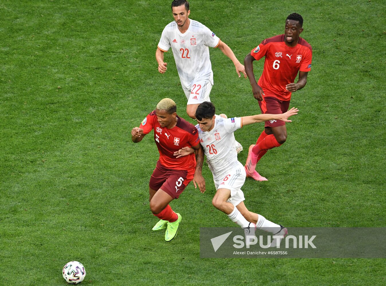 Russia Soccer Euro 2020 Switzerland - Spain