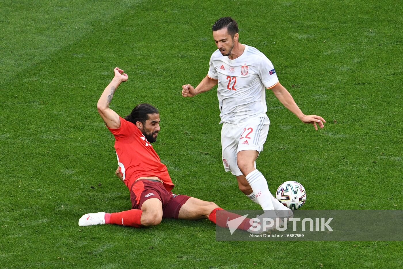 Russia Soccer Euro 2020 Switzerland - Spain