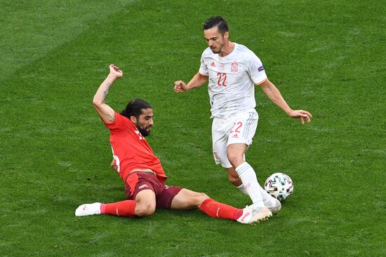 Russia Soccer Euro 2020 Switzerland - Spain