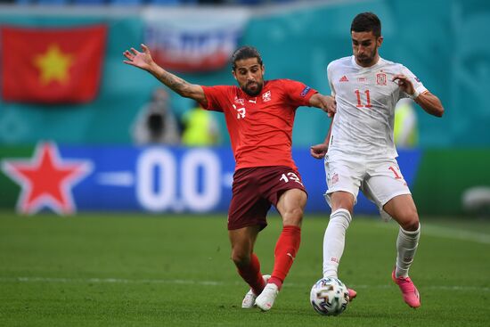 Russia Soccer Euro 2020 Switzerland - Spain