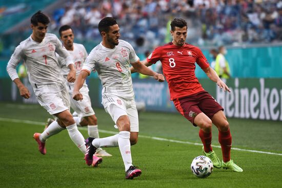 Russia Soccer Euro 2020 Switzerland - Spain