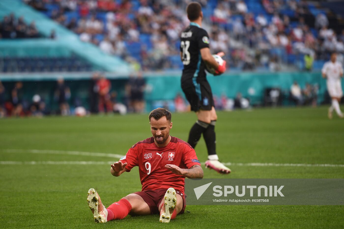 Russia Soccer Euro 2020 Switzerland - Spain