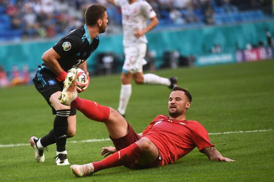 Russia Soccer Euro 2020 Switzerland - Spain