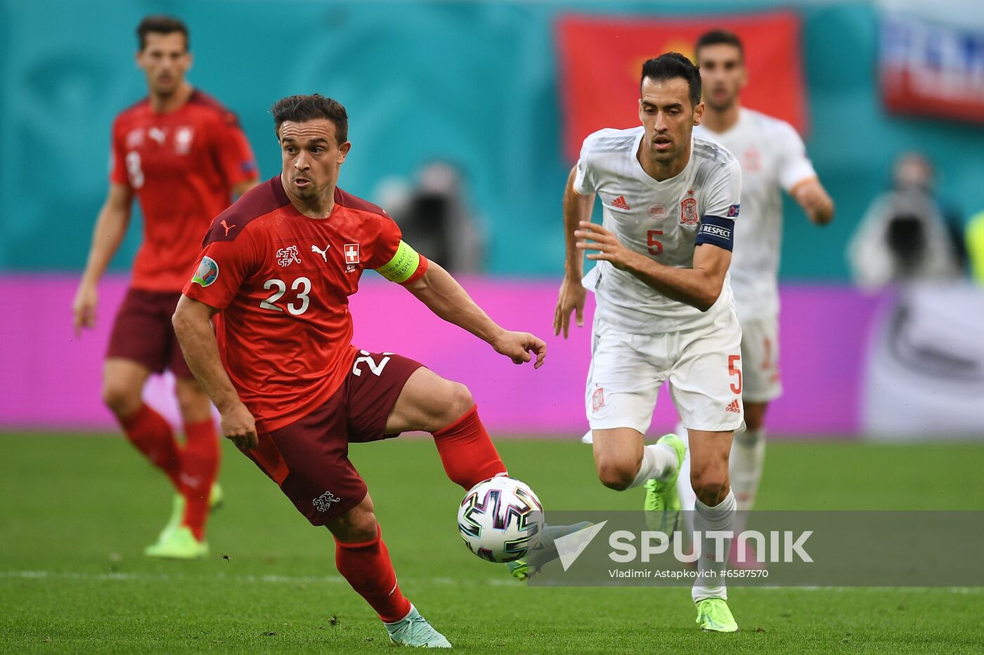Russia Soccer Euro 2020 Switzerland - Spain