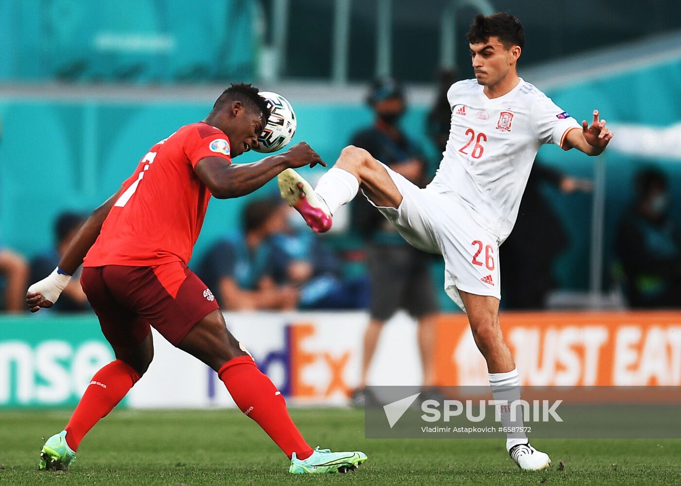 Russia Soccer Euro 2020 Switzerland - Spain